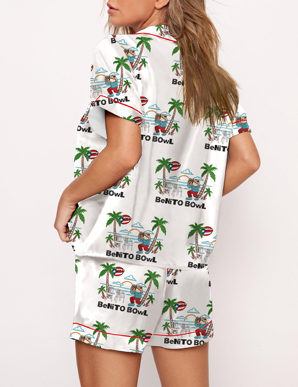 Women's Benito Bowl Football Pajama Set