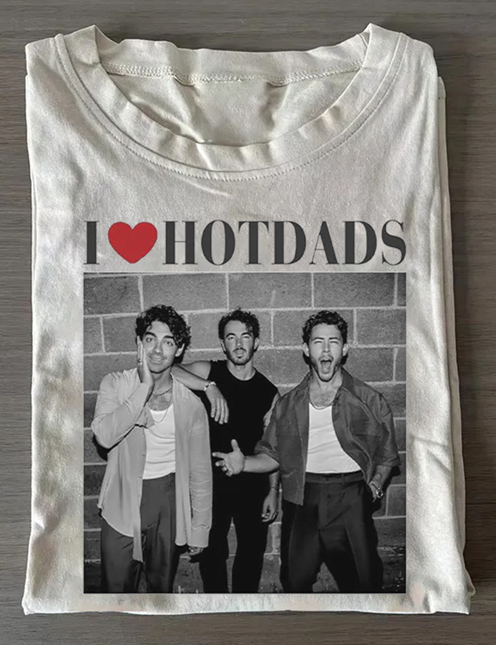 Jonas Brothers I Love Hot Dads T-Shirt