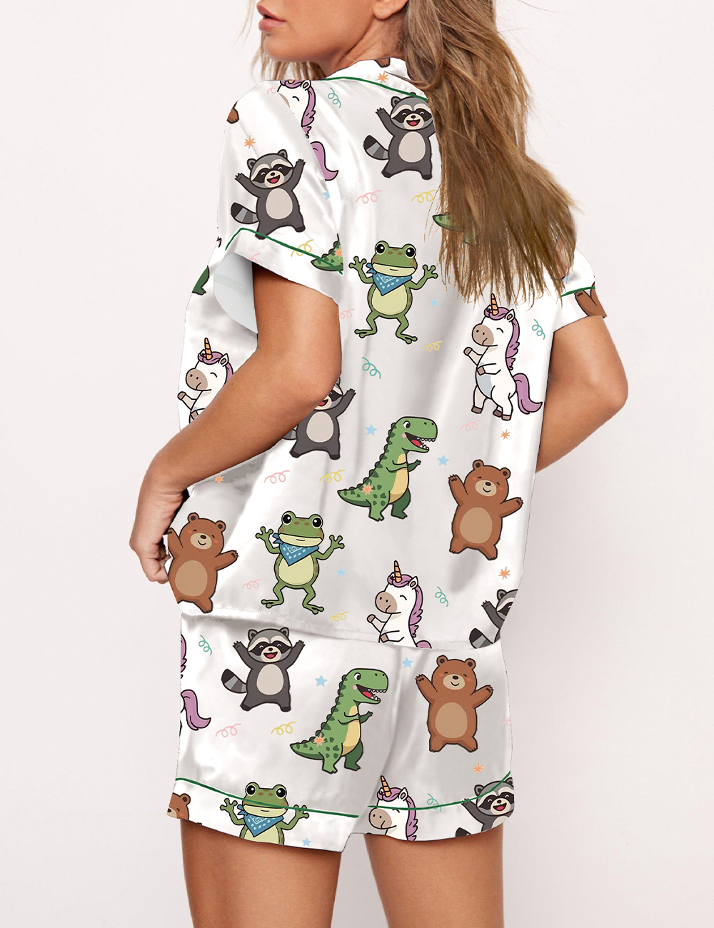 Women's ANTIFA Inflatable Costume Portland Frog Pajama Set