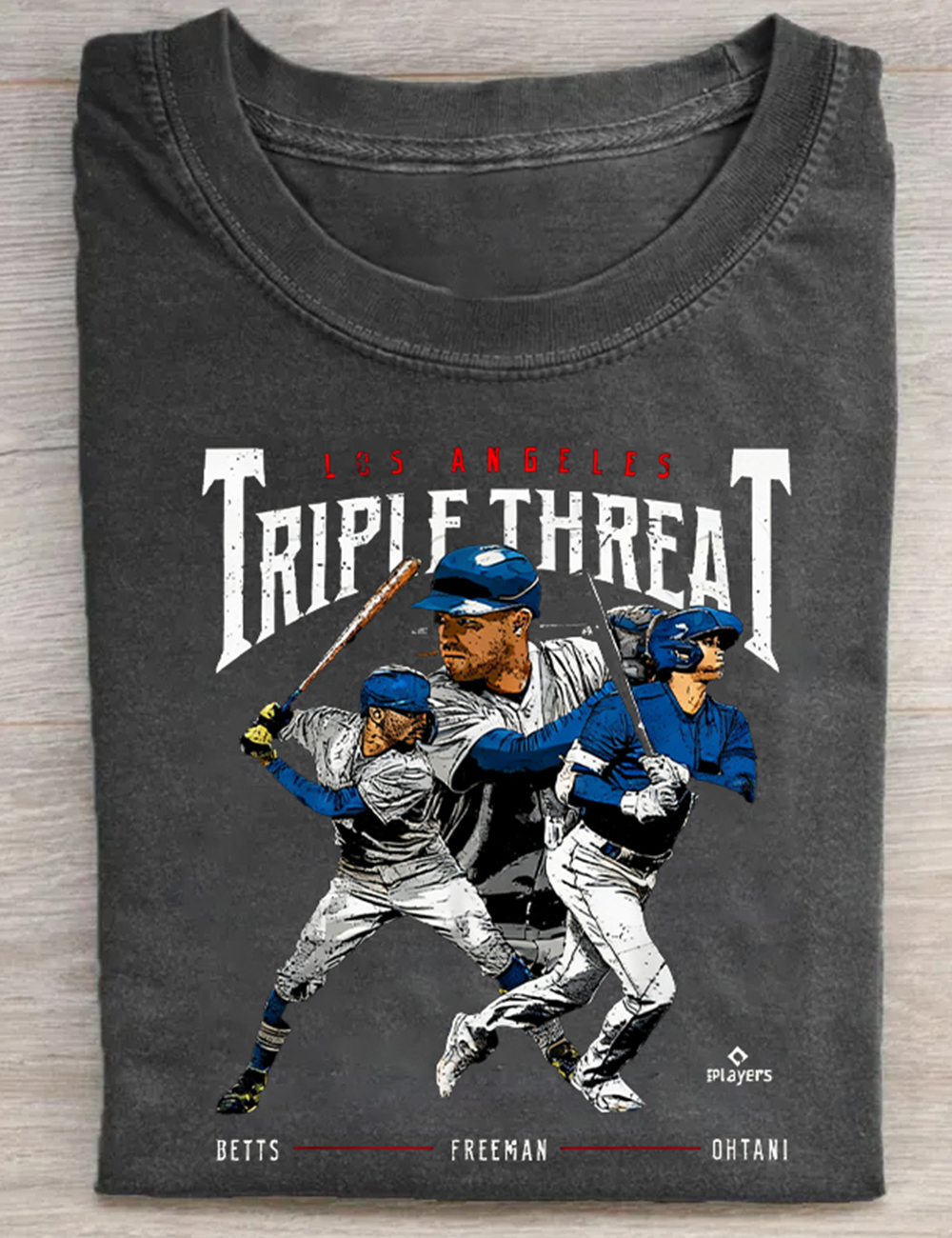 Triple Threat Baseball Los Angeles Dodgers T-Shirt