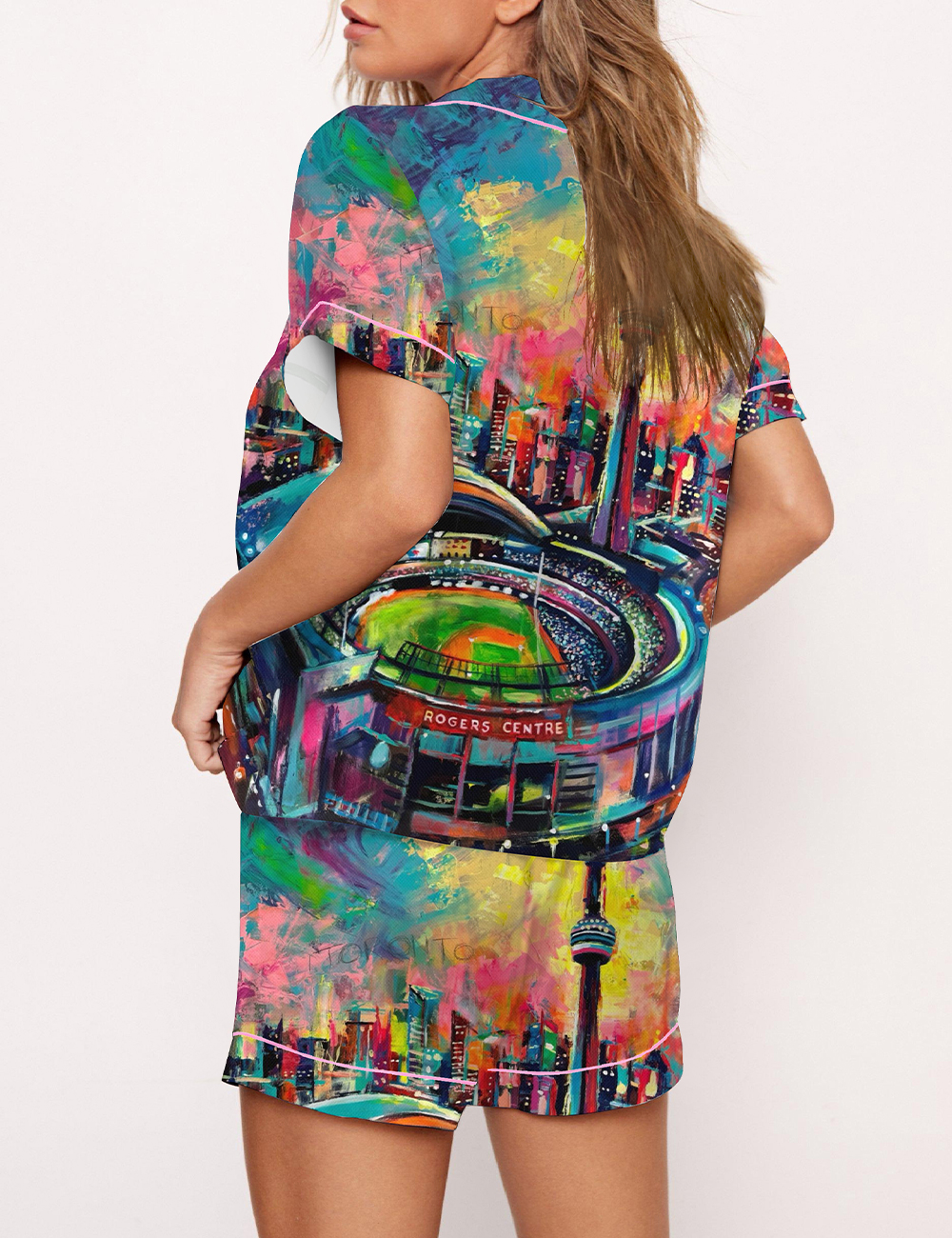 Women's Blue Jays Baseball Go Jays Go Pajama Set