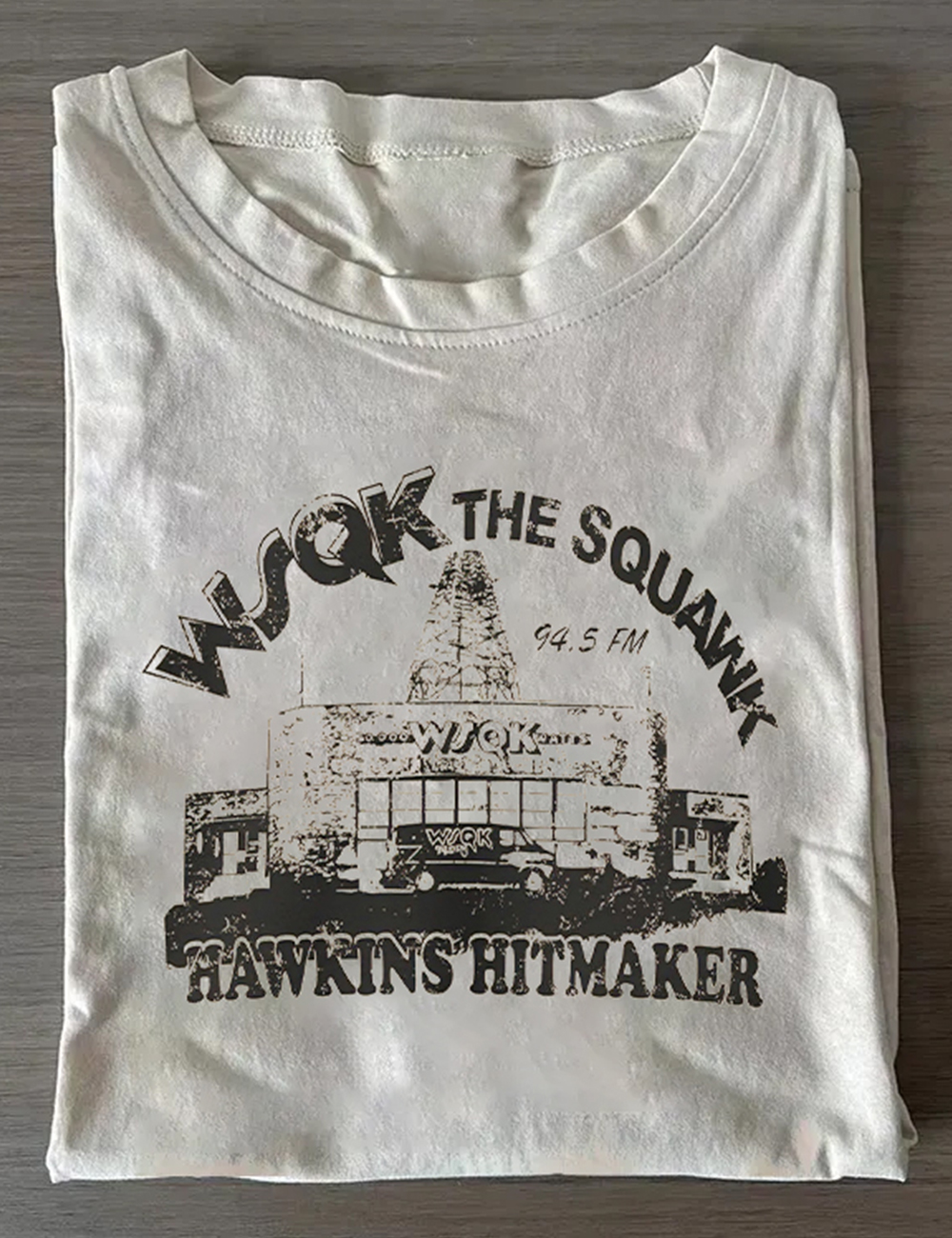 Stranger Things WSQK "The Squawk" Hawkins Hitmaker T-Shirt