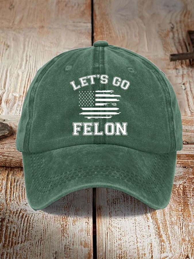 Let's Go Felon Printed Casual Unisex Hat