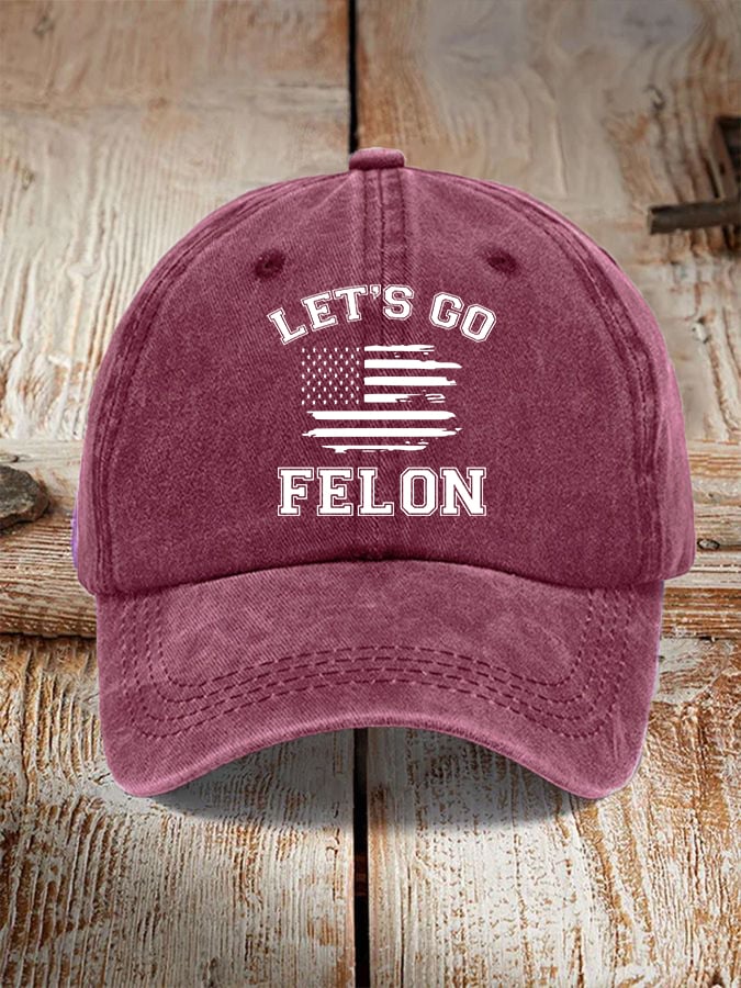 Let's Go Felon Printed Casual Unisex Hat