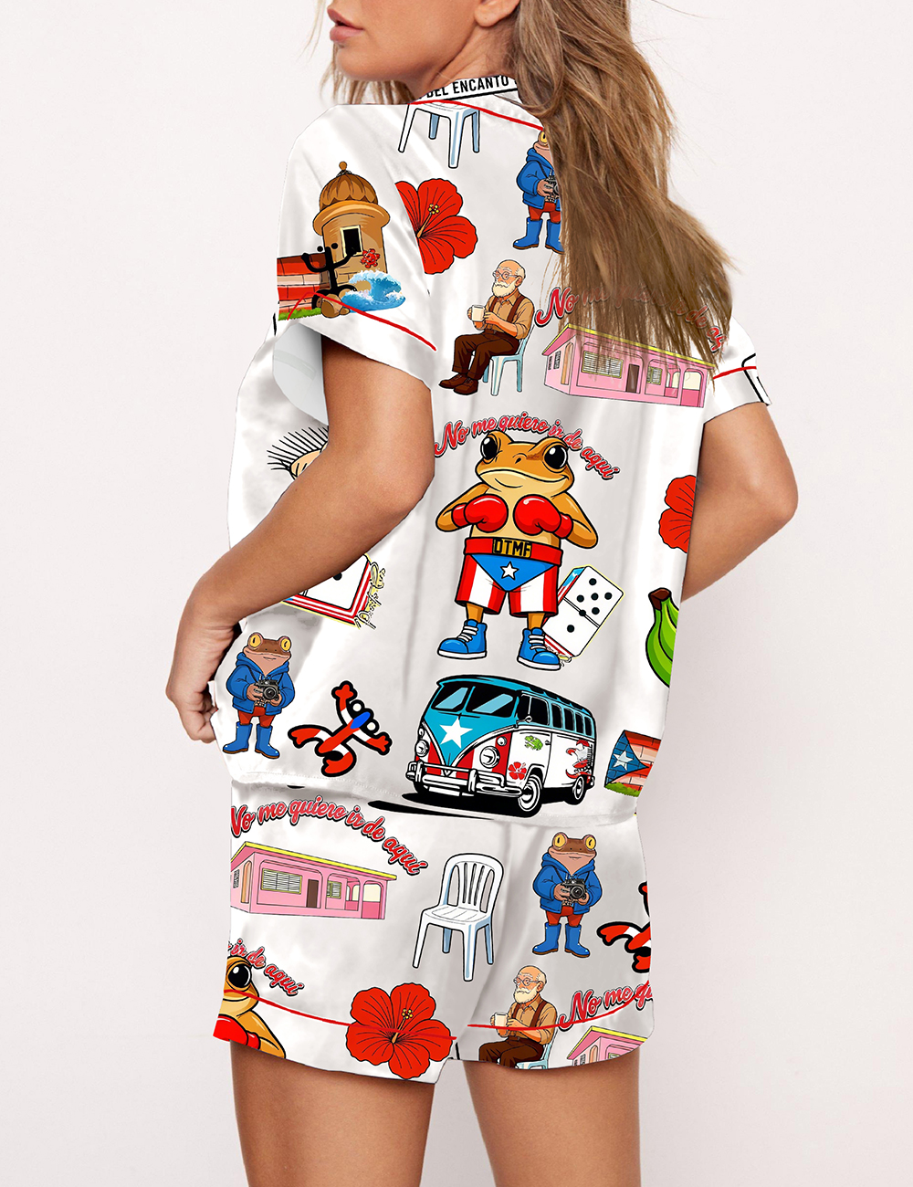 Women’s DtMF Puerto Rico Debi Tirar Más Fotos Pajama Set
