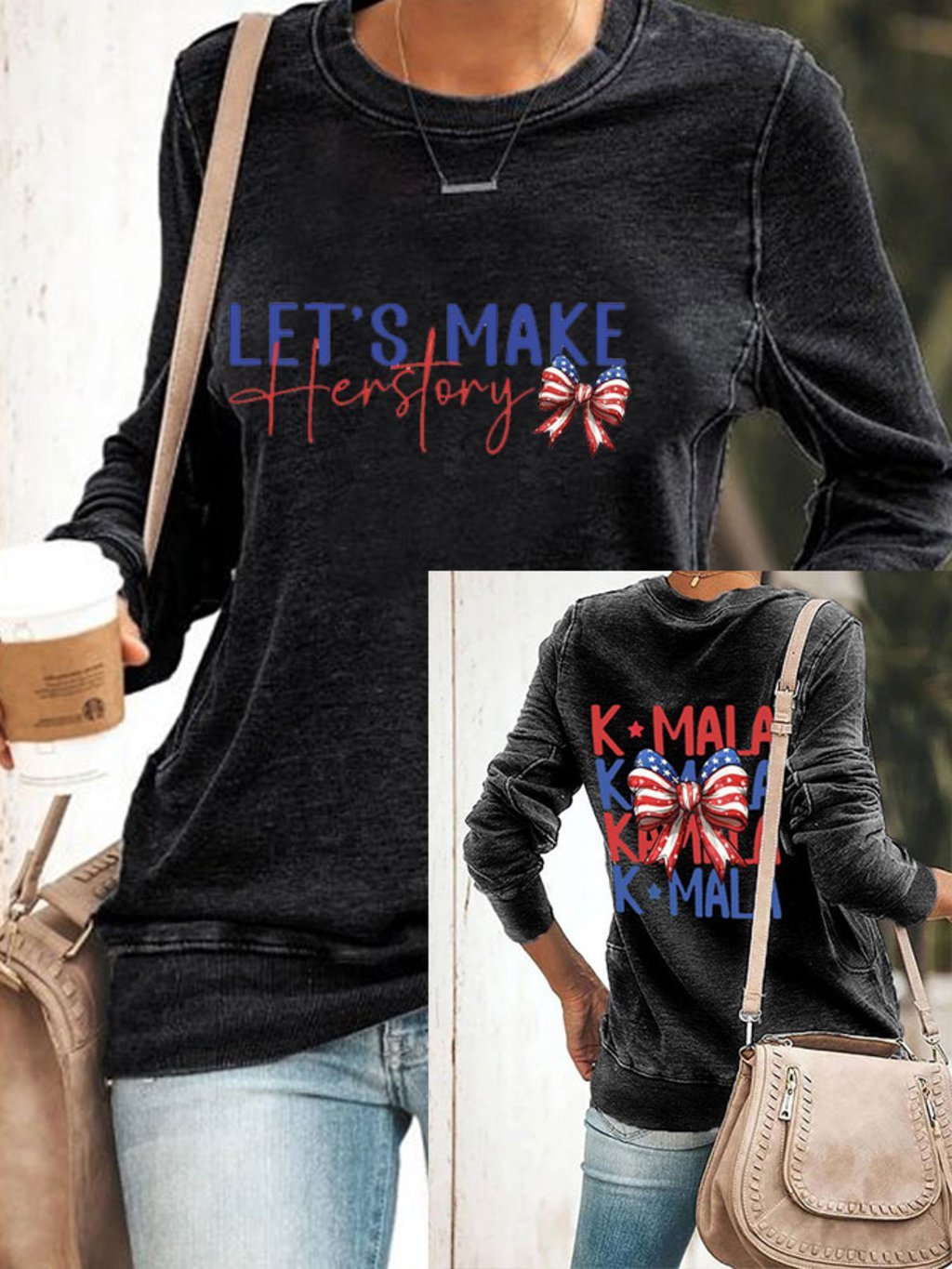 Women's Let's Make Herstory Printed Shirt