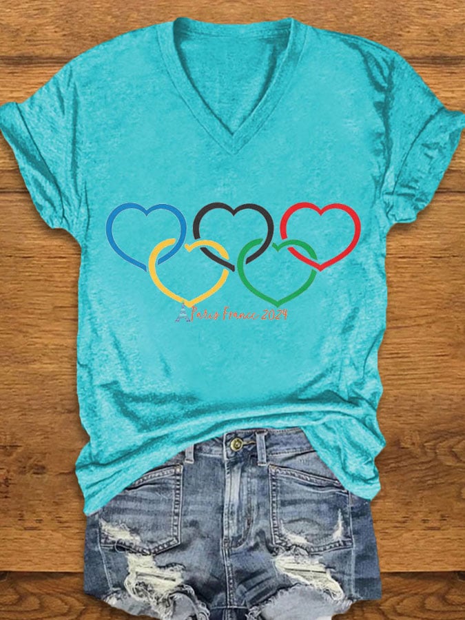 Women's 2024 Paris commemorative T-shirt