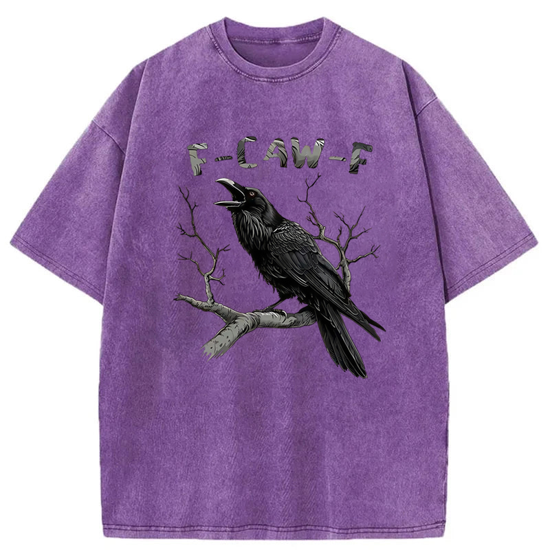 F-Caw-F Crow Washed T-Shirt