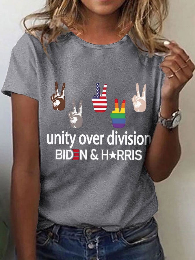 Women's Unity Over Division Casual T-Shirt