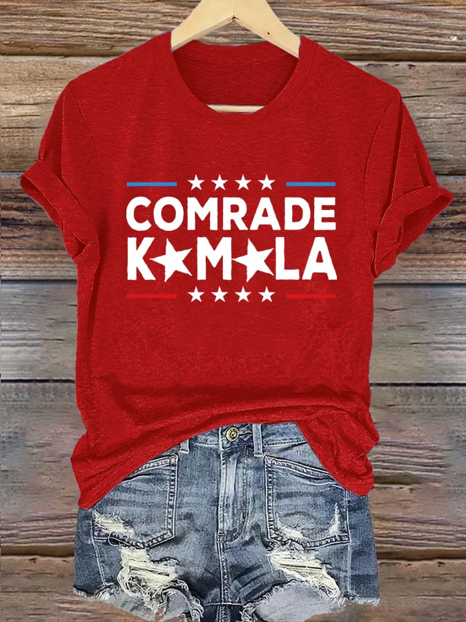 Women's Comrade Kamala The Original Performance Print T-Shirt