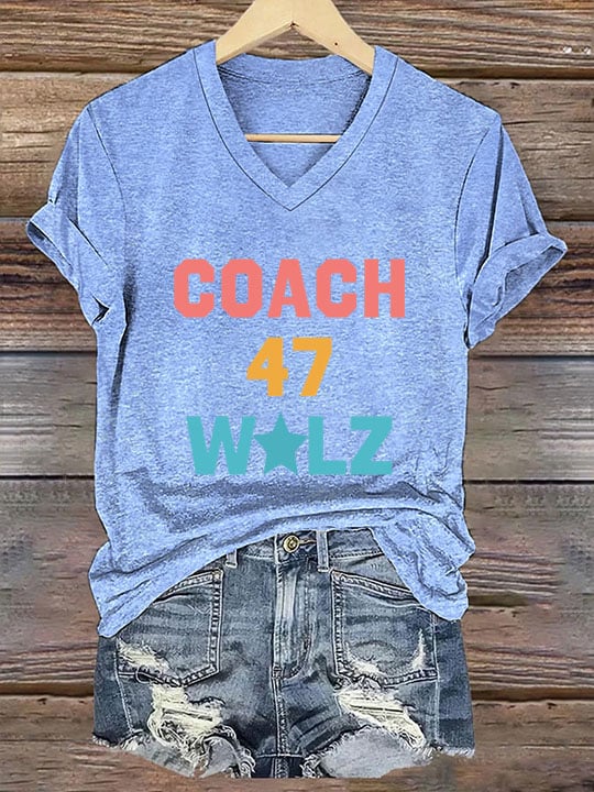 Women's The Coach 47 Print T-Shirt