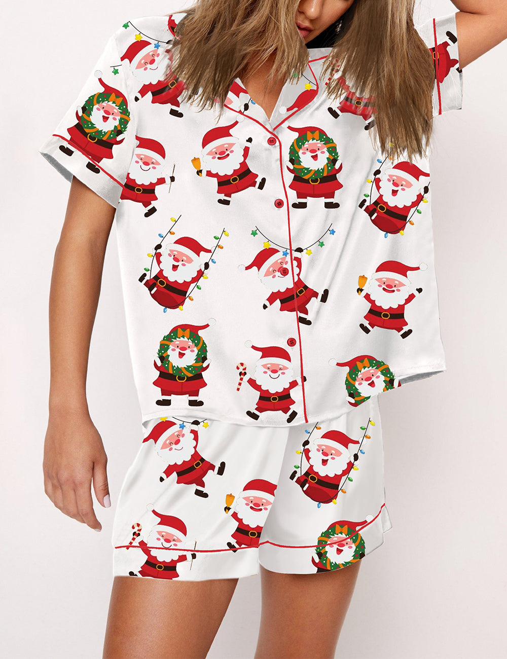 Women's Christmas Santa Pajama Set