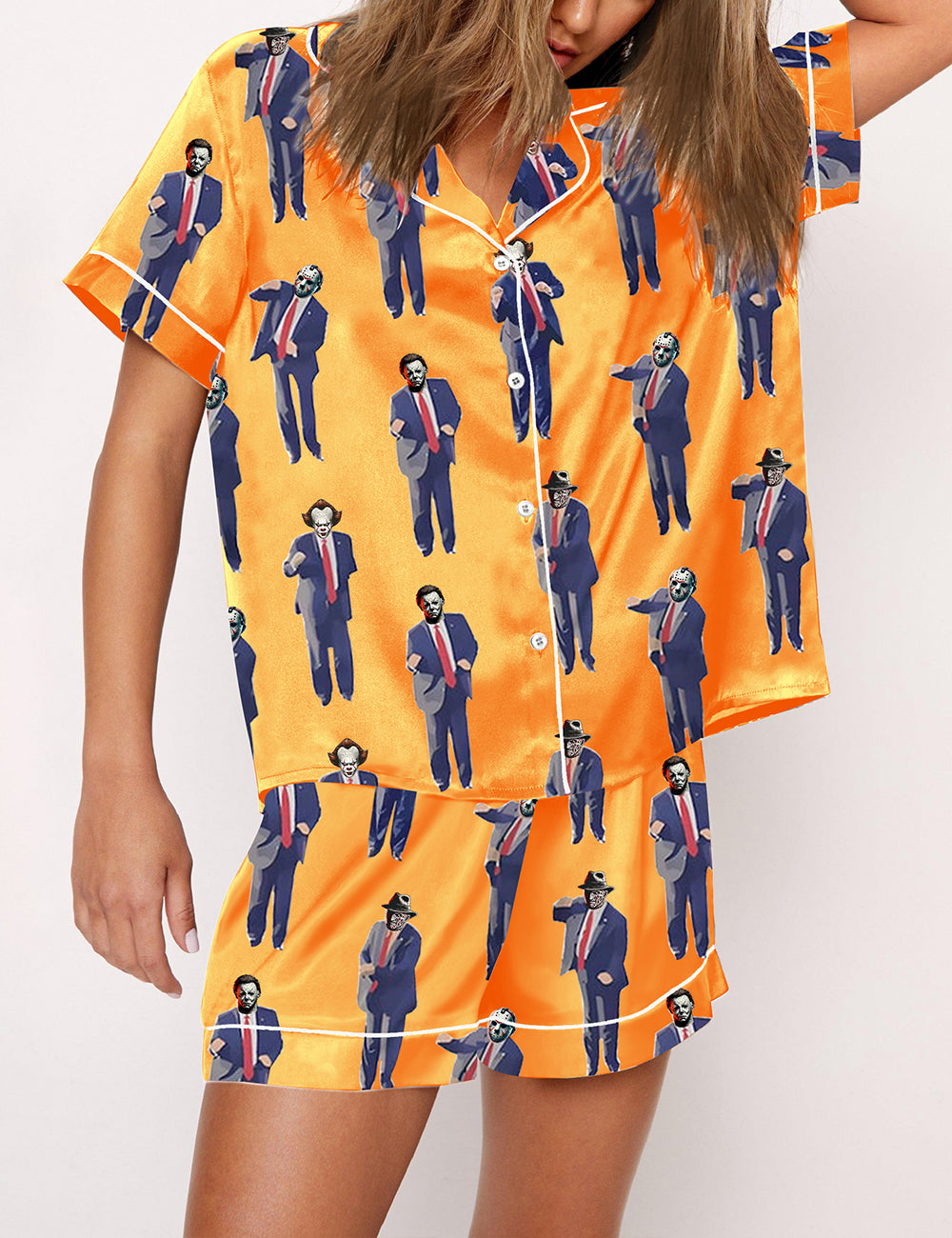 Women's Horror Movie Halloween Pajama Set