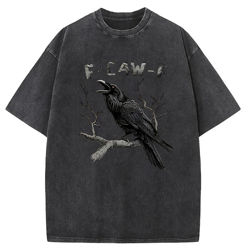 F-Caw-F Crow Washed T-Shirt
