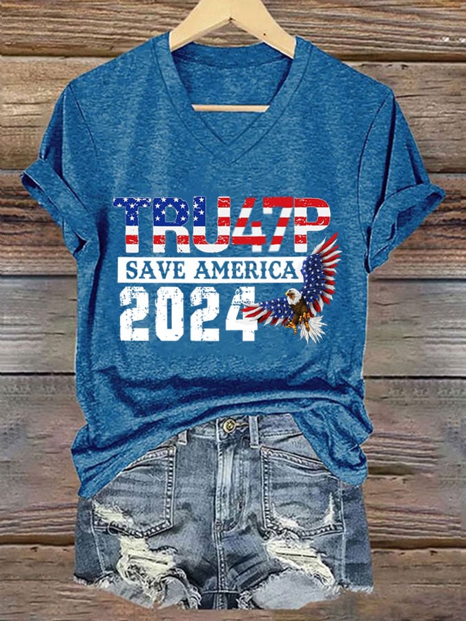 Women's Save America Print T-Shirt
