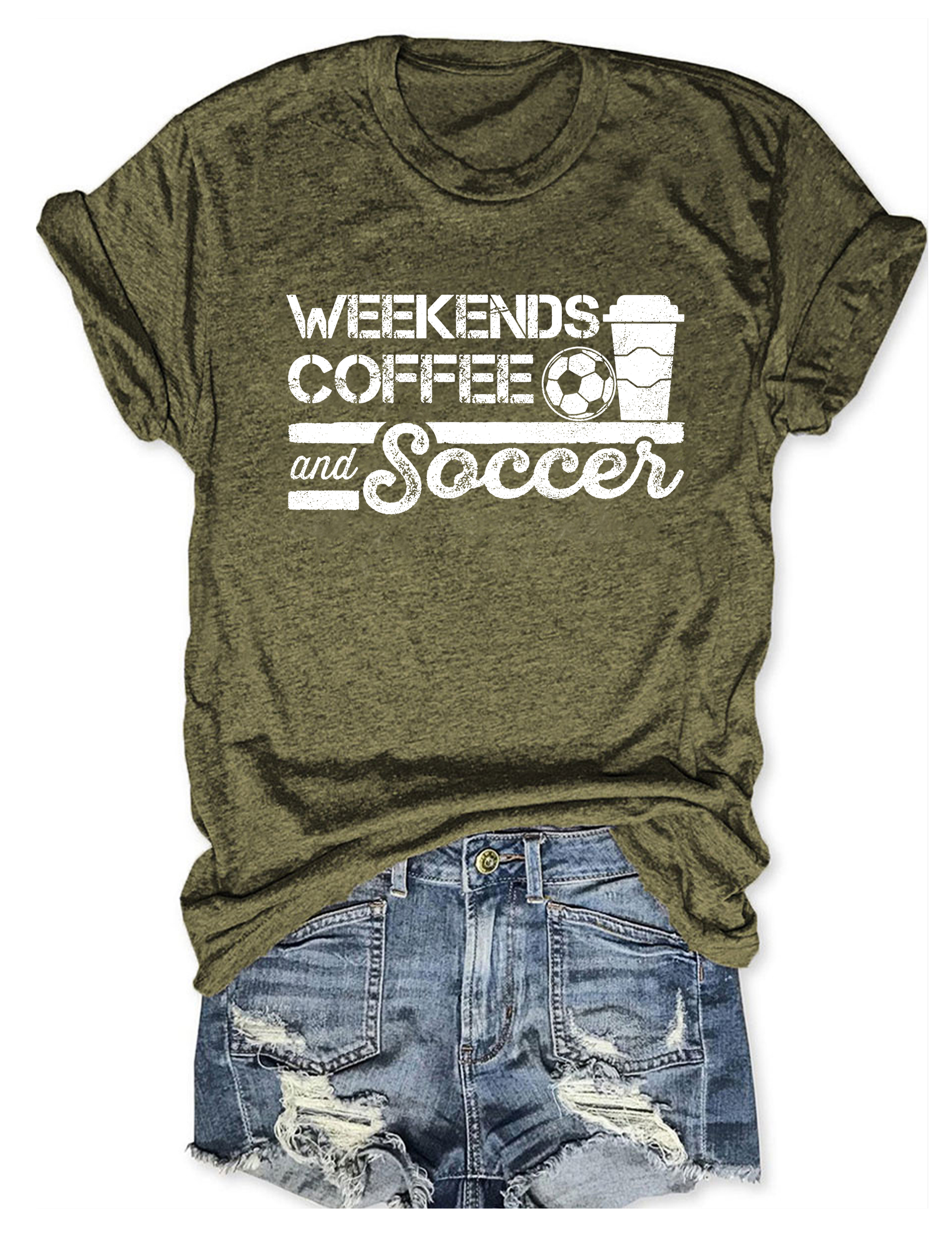 Weekends Coffee And Soccer T-Shirt