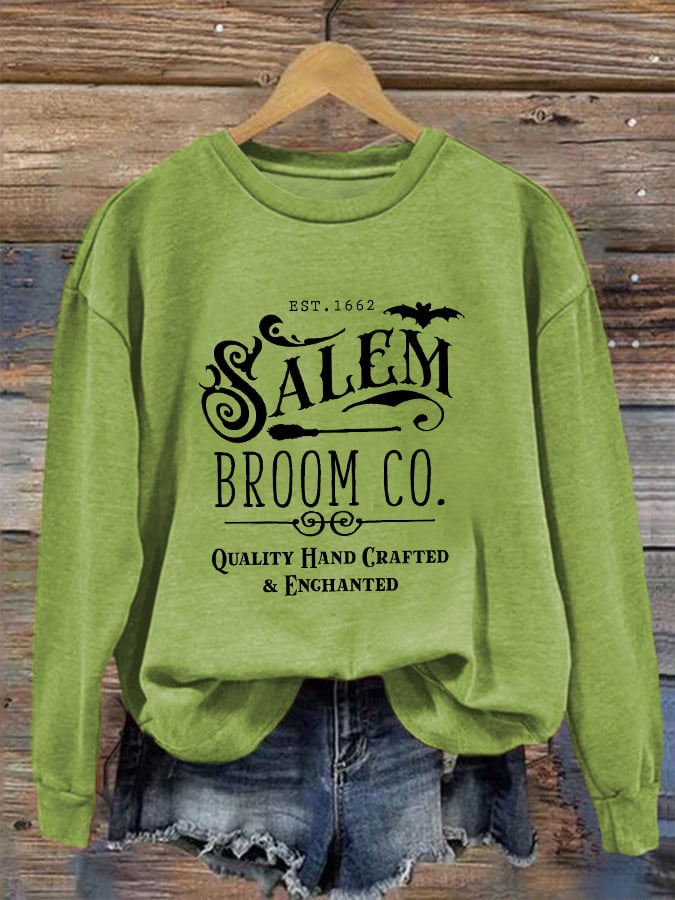 Women's Salem Broom Co. Printed Sweatshirt