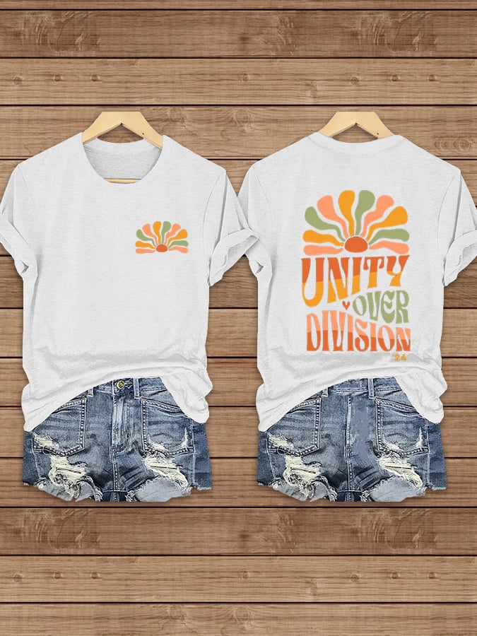 Women's Unity Over Division Print T-Shirt