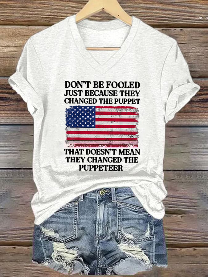 Women's Don't Be Fooled Just Because They Changed The Puppet Print T-Shirt