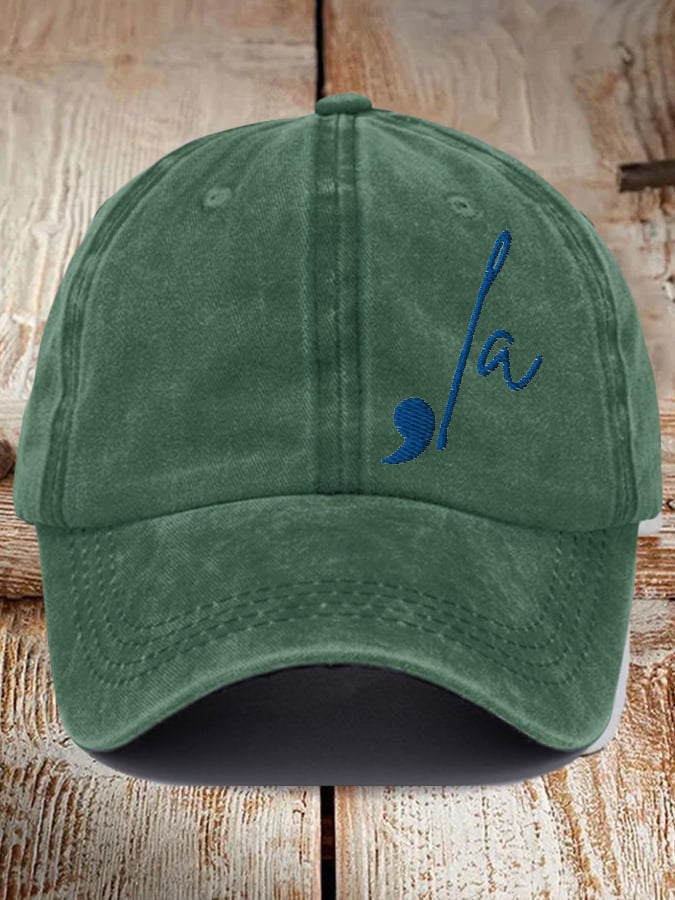 Retro La Print Baseball Cap