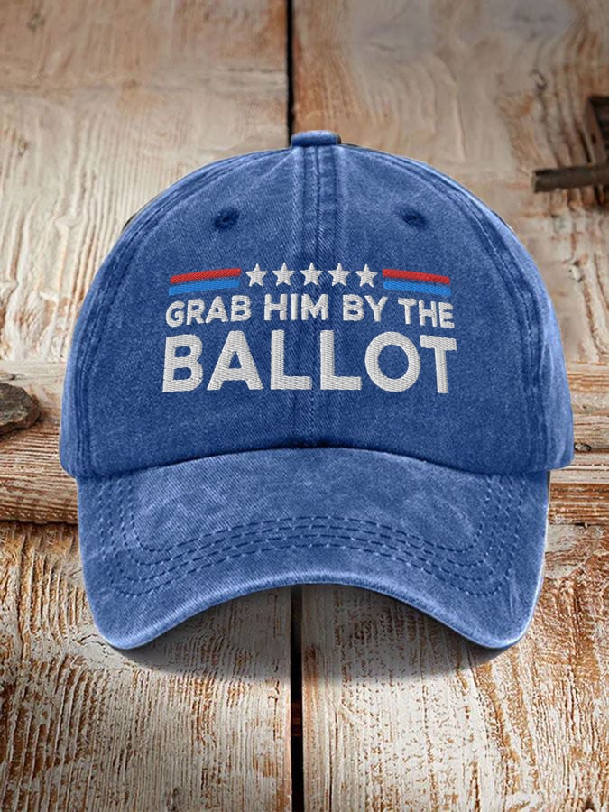 Grab Him By The Ballot Printed Casual Unisex Hat