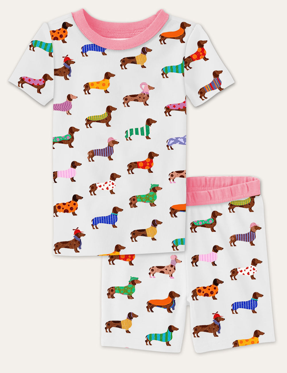 Dachshund Cute Dog Kid's Pajama Set