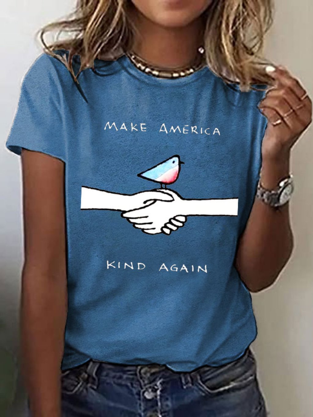Women's Make America Kind Again Print T-Shirt
