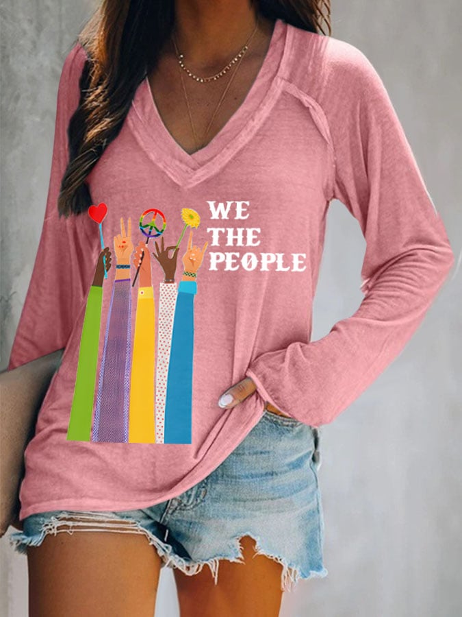 Women'S We The People Peace Printed T-Shirt