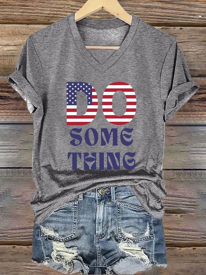 Women'S Do Something Printed T-Shirt