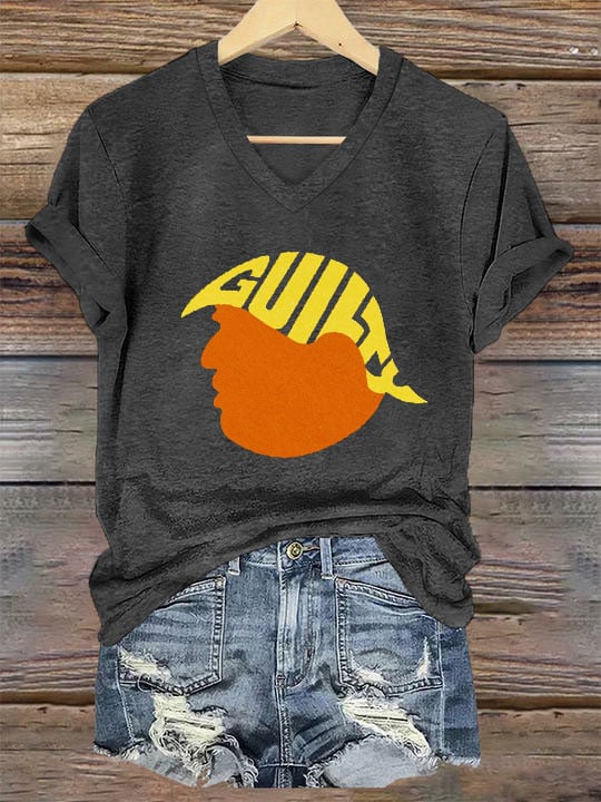 Women's Guilty Print T-Shirt