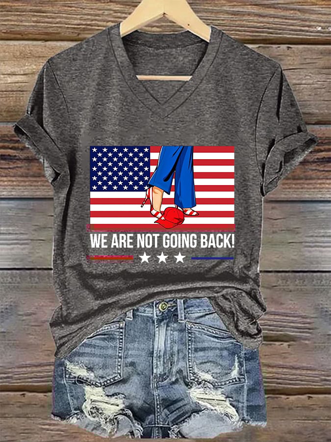 Women's We're Not Going Back Print T-Shirt