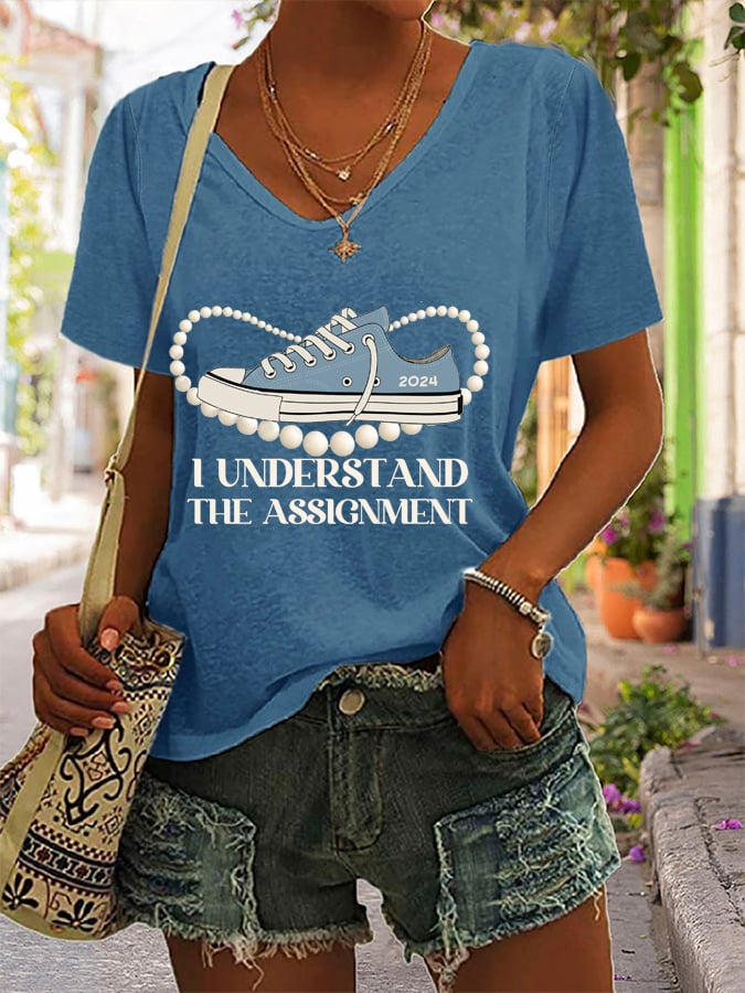 Women's I Understood The Assignment Printed T-Shirt
