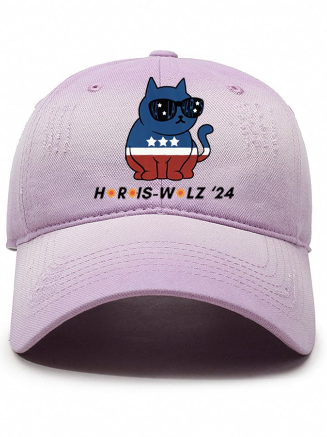 Unisex La Cat Print Baseball Cap