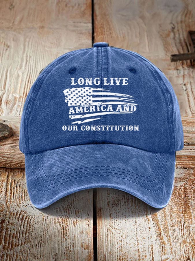 Long Live America And Our Constitution Hat