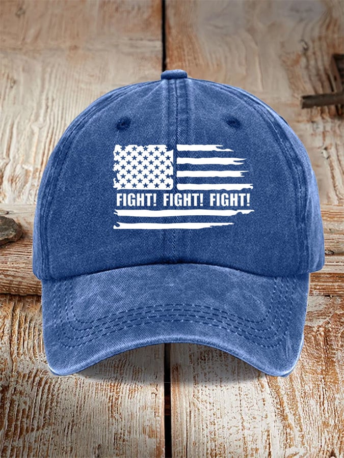 Unisex Flag Fight Fight Fight Pint Casua Hat