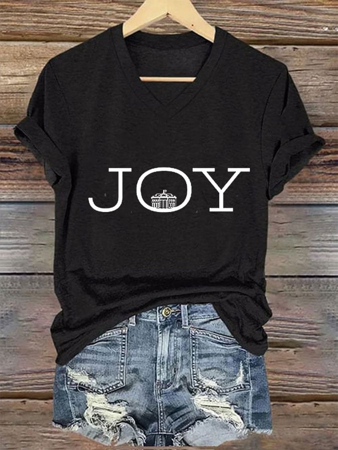Women's Joy&White House Print T-Shirt