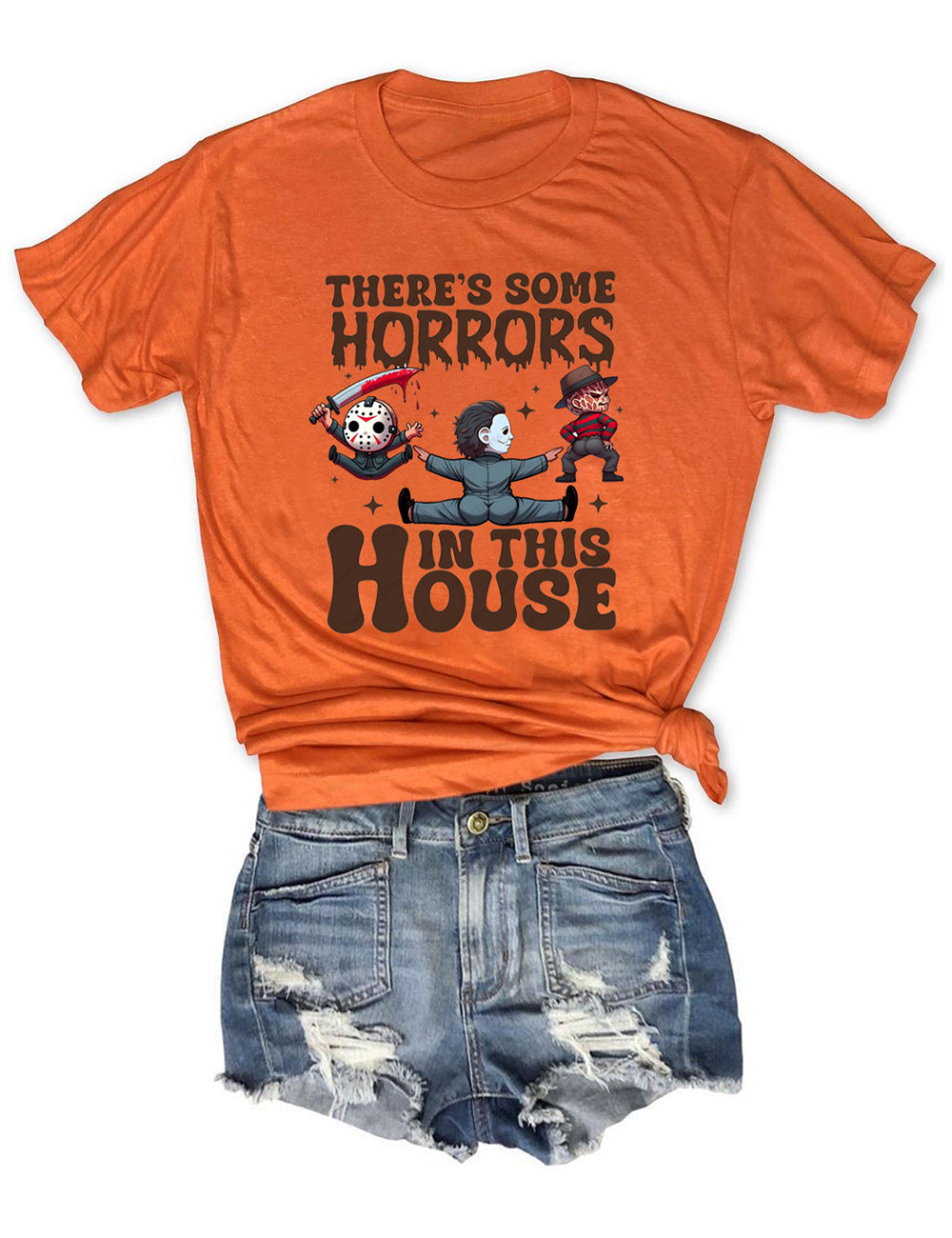 There's Some Horrors In This House Halloween Tee