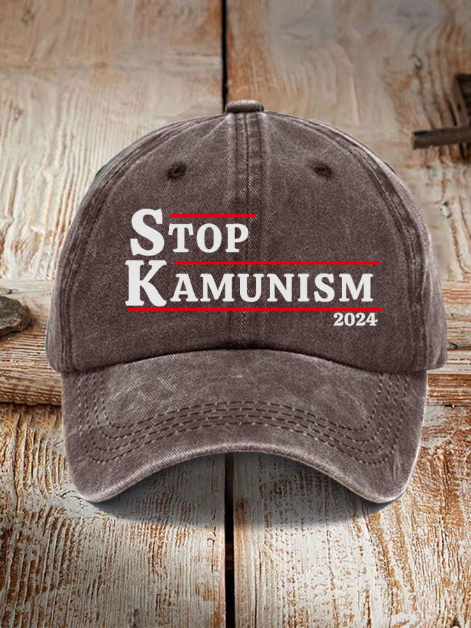 Stop Kamunism print hat