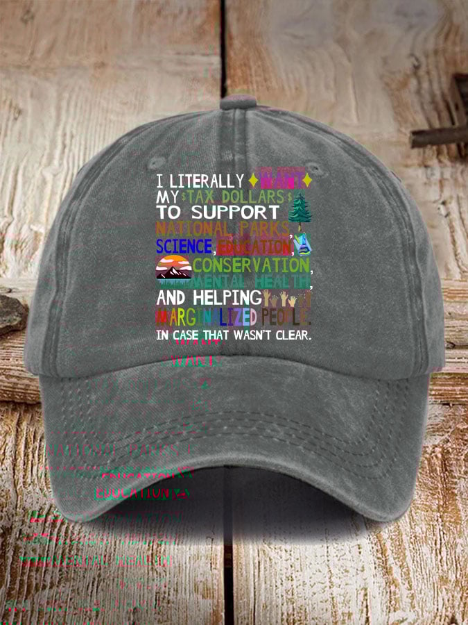 Support National Parks Printed Baseball Cap