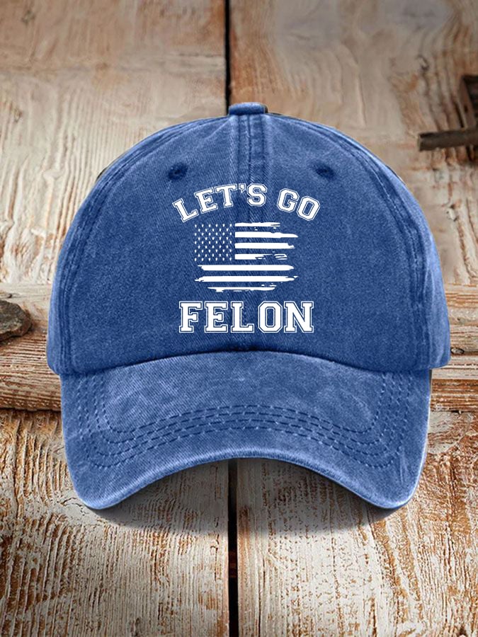 Let's Go Felon Printed Casual Unisex Hat