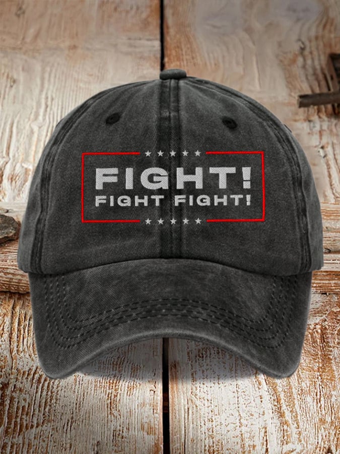 Unisex Fight Print Hat