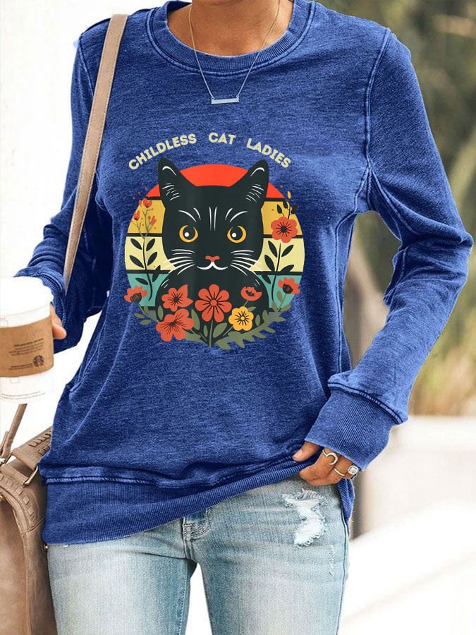 Women's Childless cat ladies sweatshirt