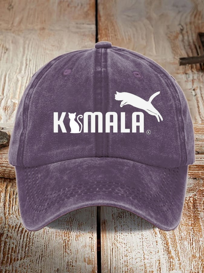 Unisex scab printed washed distressed hat