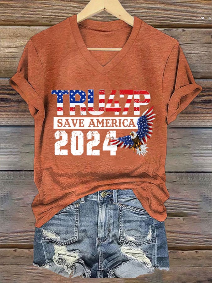 Women's Save America Print T-Shirt