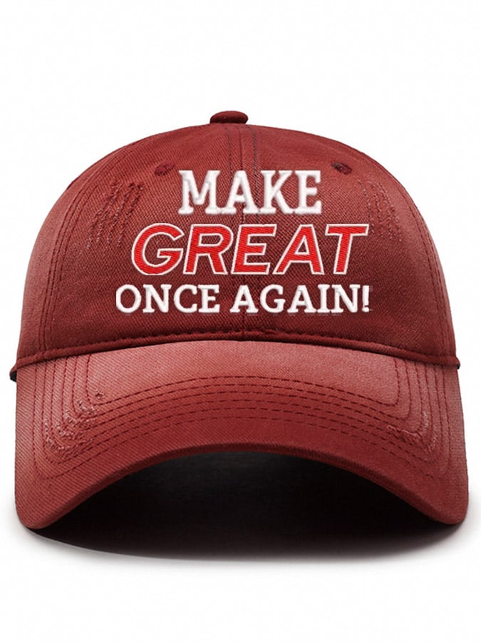 Unisex Make Great Once Again  Print Baseball Cap