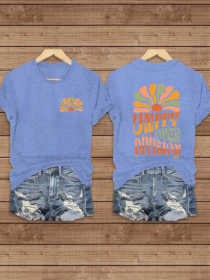 Women's Unity Over Division Print T-Shirt