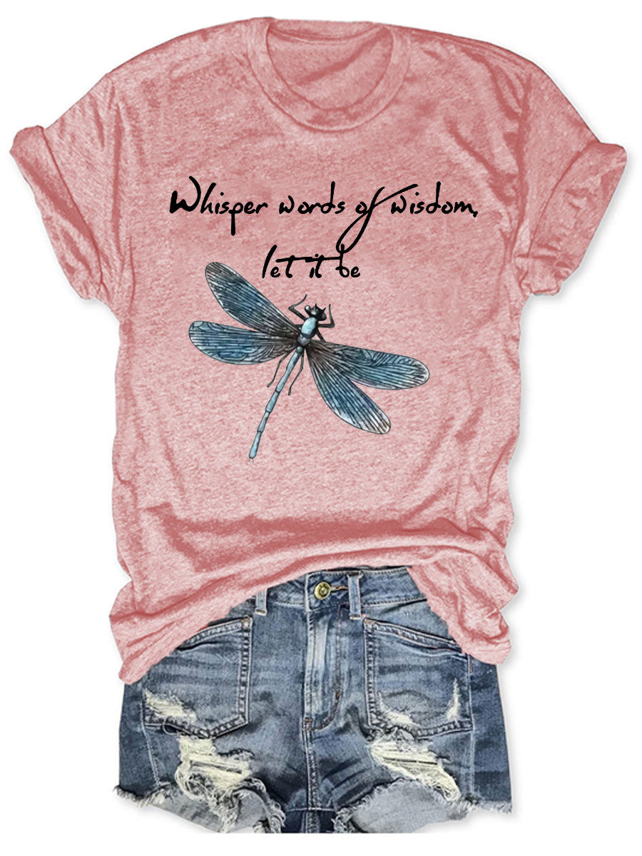 Whisper Words Of Wisdom Let It Be Graphic T-shirt