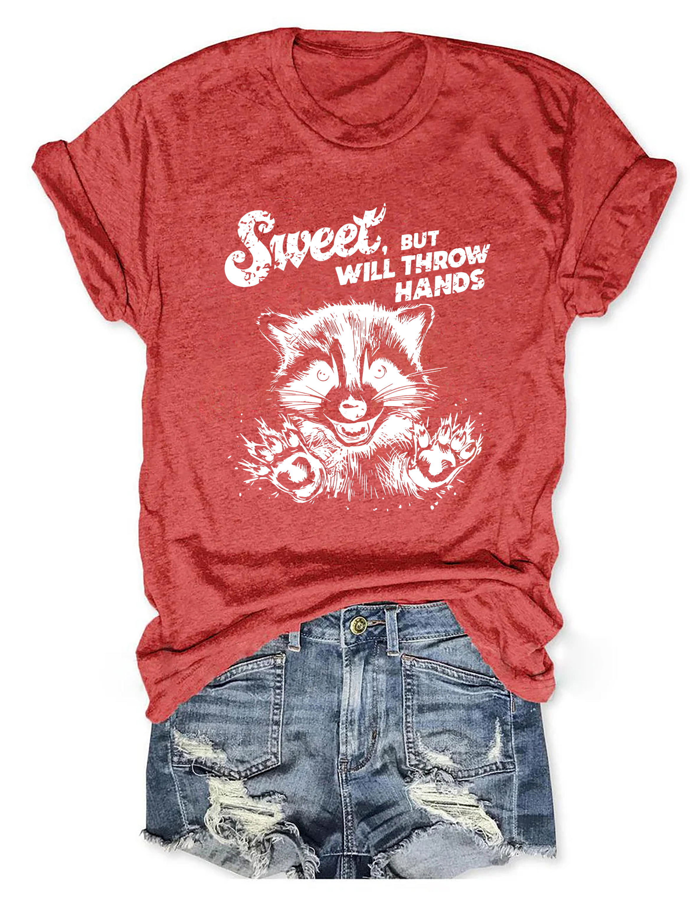 Sweet But Will Throw Hands T-Shirt