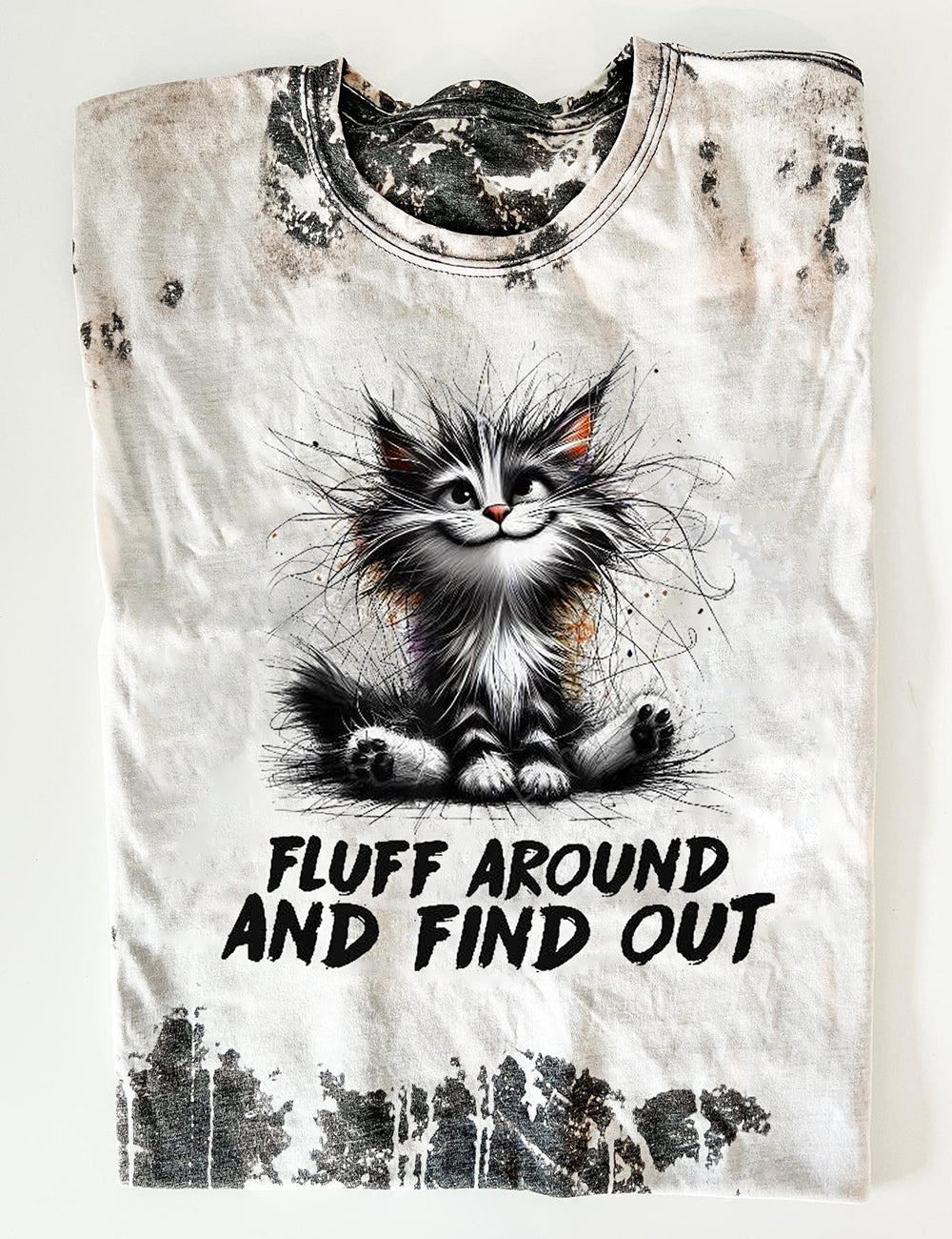 Women's Fluff Around And Find Out Print T-Shirt