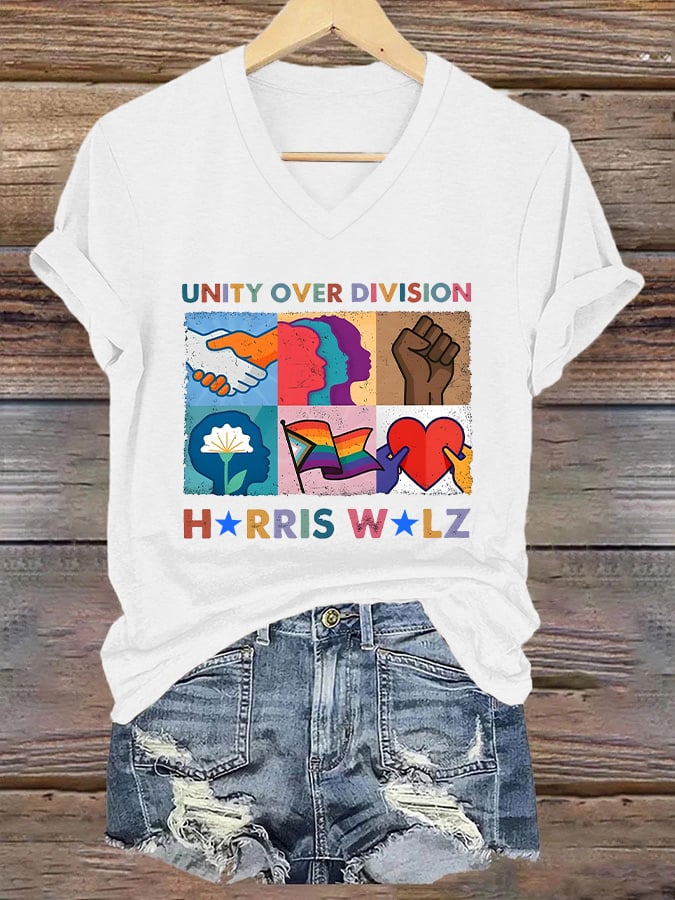 Women's Unity Over Division Print T-Shirt
